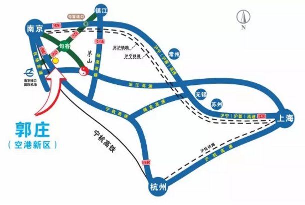 宁杭高速,绕城高速,g25长深高速,s243省道,句容西高铁站,到达主城中心