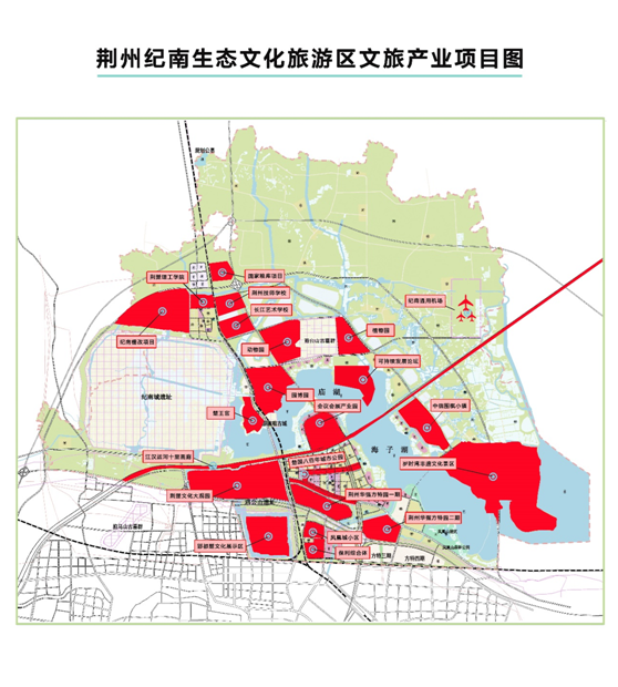 荆州纪南文旅区地图图片