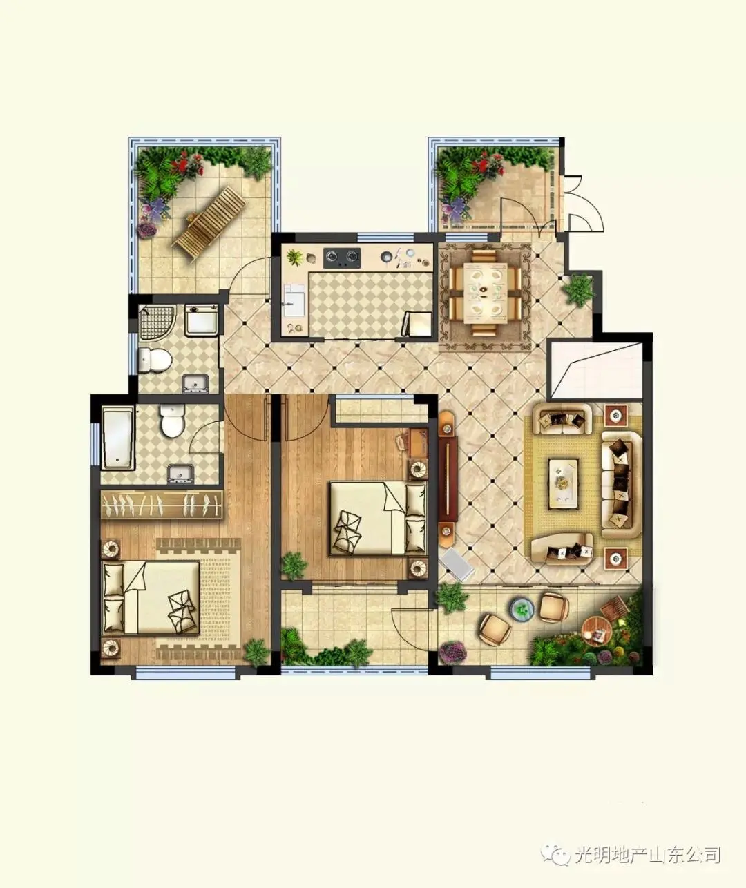 河景花园洋房,献给生活里的诗与远方