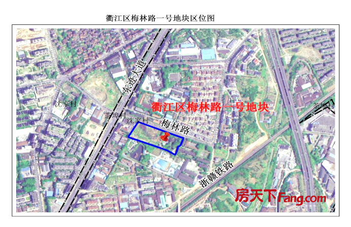 衢江区梅林路1号地块即将拍卖 将建设老年公寓