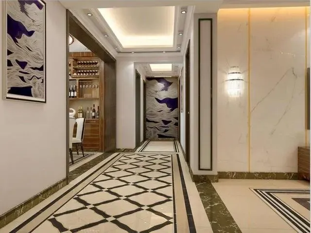 装修过2回的经验,瓷砖的腰线和波打线这样搭配,漂亮显档次!