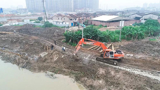 喜讯！九十九湾河道整治这个标段将在本月底完工！周边多楼盘受益！