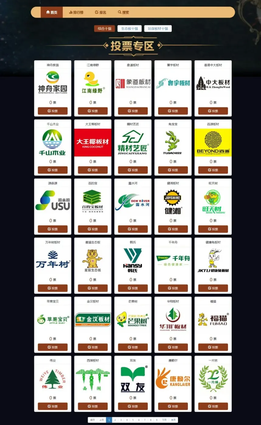 全网启动2019年中国十大板材品牌网络评选投票进行时