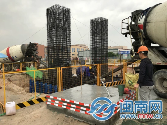 投资38.73亿！漳州东环城路及其连接线工程主线桥承台浇筑完成