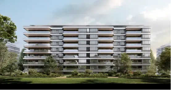 具体来看,其 星境洋房,通过现代设计的手法,实现了观景阳台到空中庭院