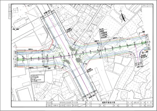 公示漳州西湖生態園道路工程北倉路方案設計總平面圖出爐