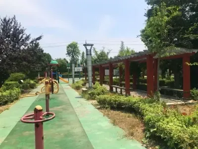 广陵区头桥镇新华村将一块闲散土地改造成绿色公园-扬州新房网-房天下