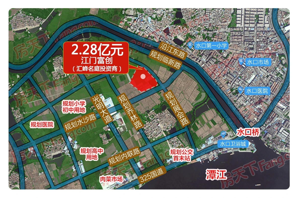 发现城市价值汇峰名庭投资商成功竞得龙东片区新地块