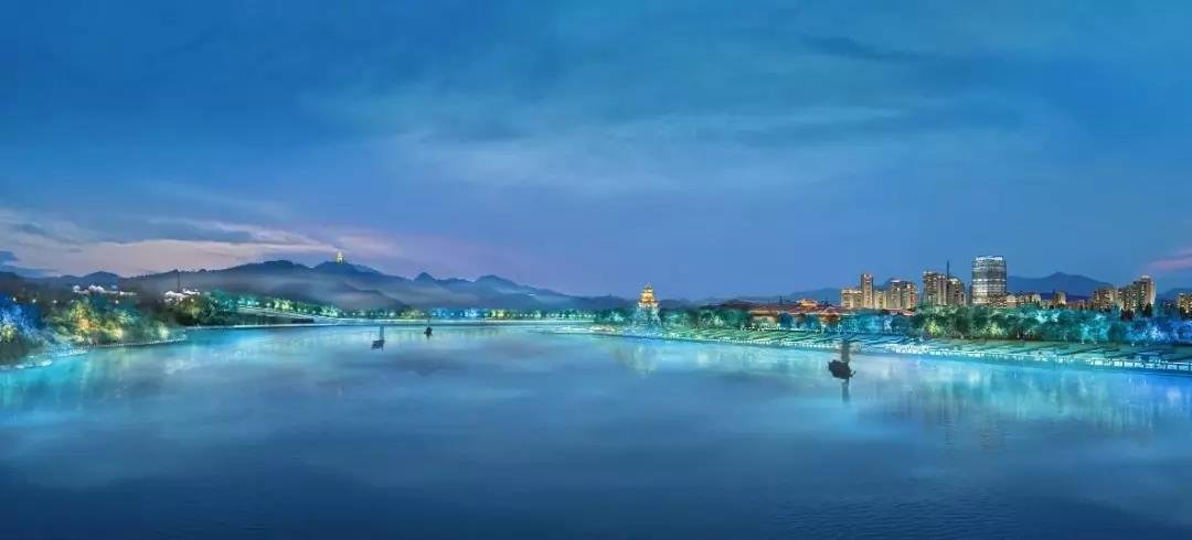 环南明湖夜游景观亮化工程年底将建成