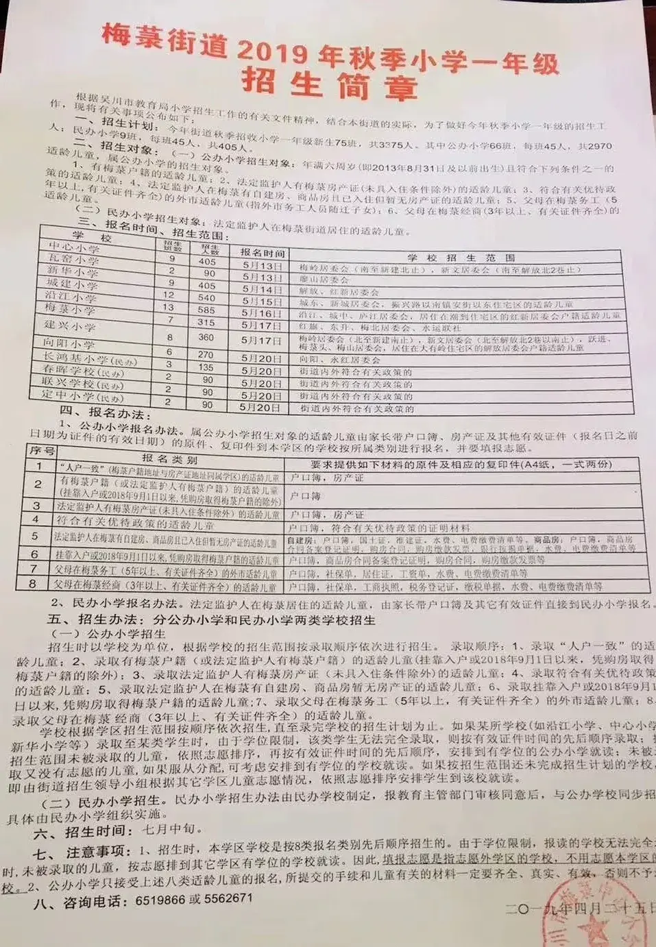 吴川市海滨、梅菉街道2019年秋季小学一年级招生方案出炉（附学区划分）