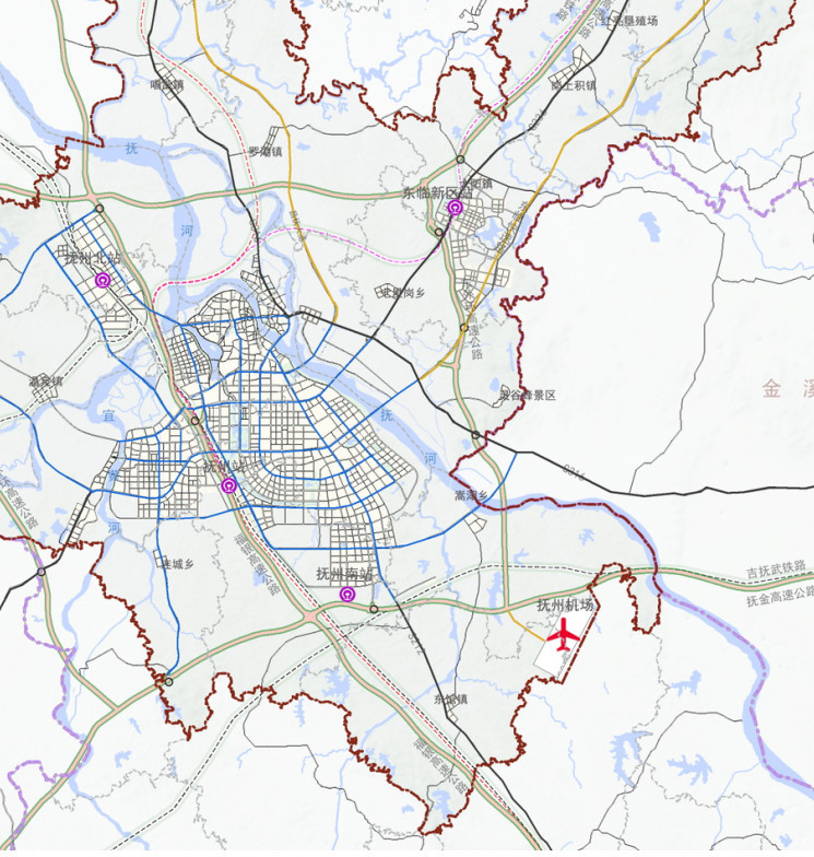 抚州市高新区地图图片