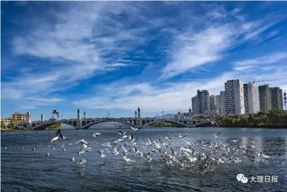 相遇下关镇!以后洱河南为下关街说念，洱河北为太和街说念!