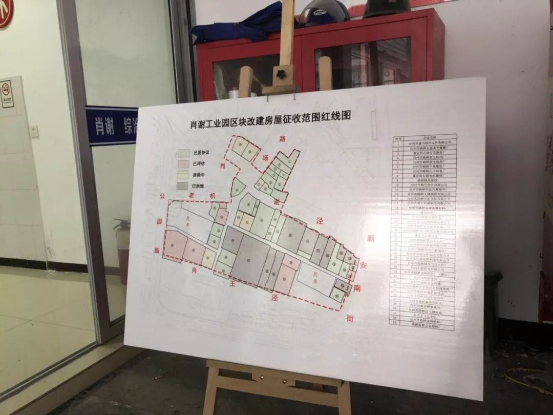 路桥区路南街道肖谢工业区征地拆迁，这里将建设一处城市综合体