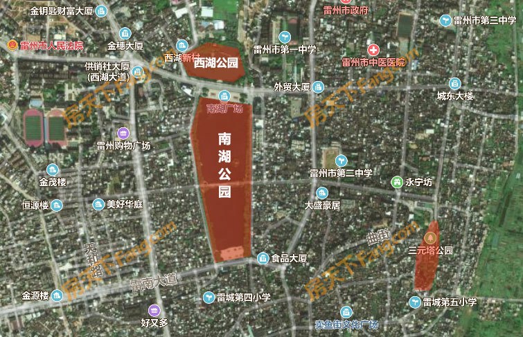 城市更新！世界500强企业承接雷州市西湖、南湖及三元塔公园景观提升改造工程