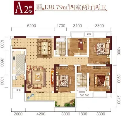户型设计 方正实用 ——"紫御山水·御林华府" 美轮美奂的示范