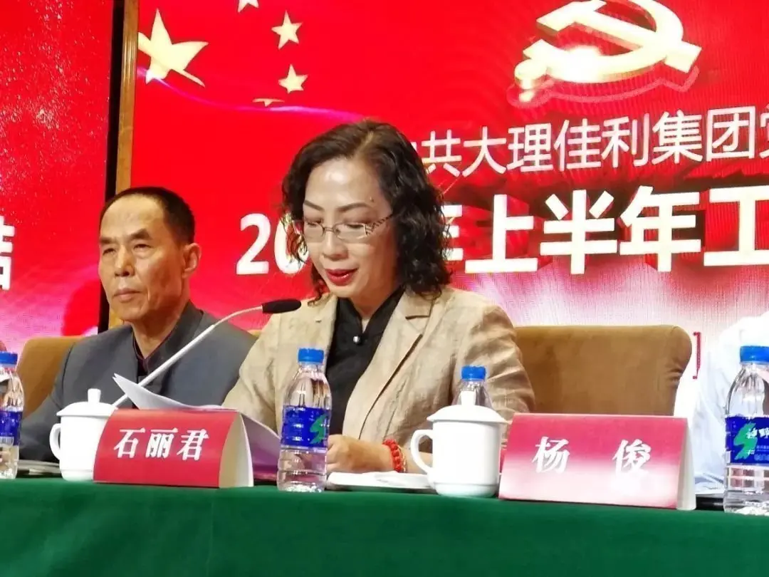 集团董事,副总裁石丽君主持会议