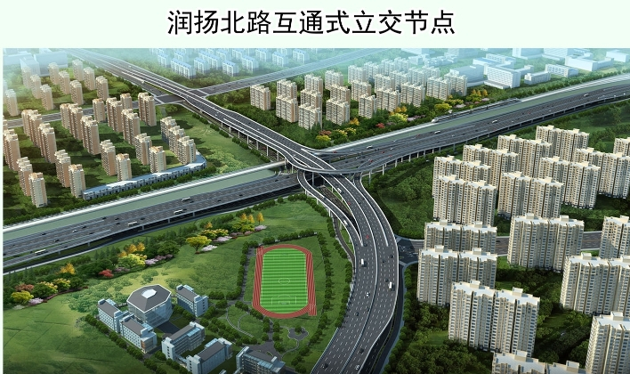 扬州五横七纵快速路图片