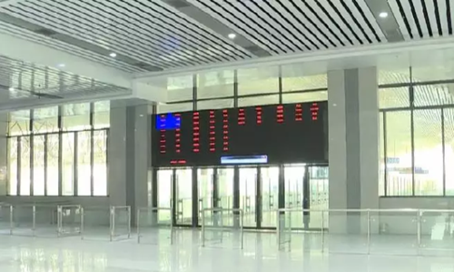 蚌埠火车站新候车室即将投入使用