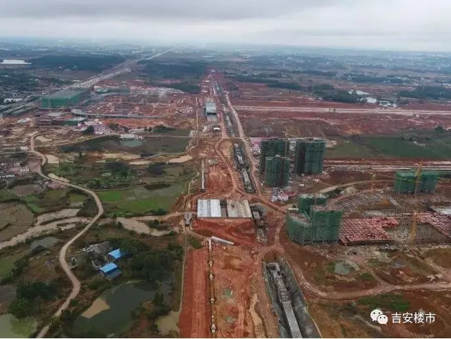 条条大路通西站！吉安高铁站前十四条道路规划通车，今后去高铁站将十分便捷~