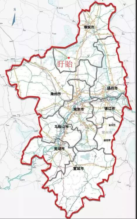 盱眙县乡镇地图图片