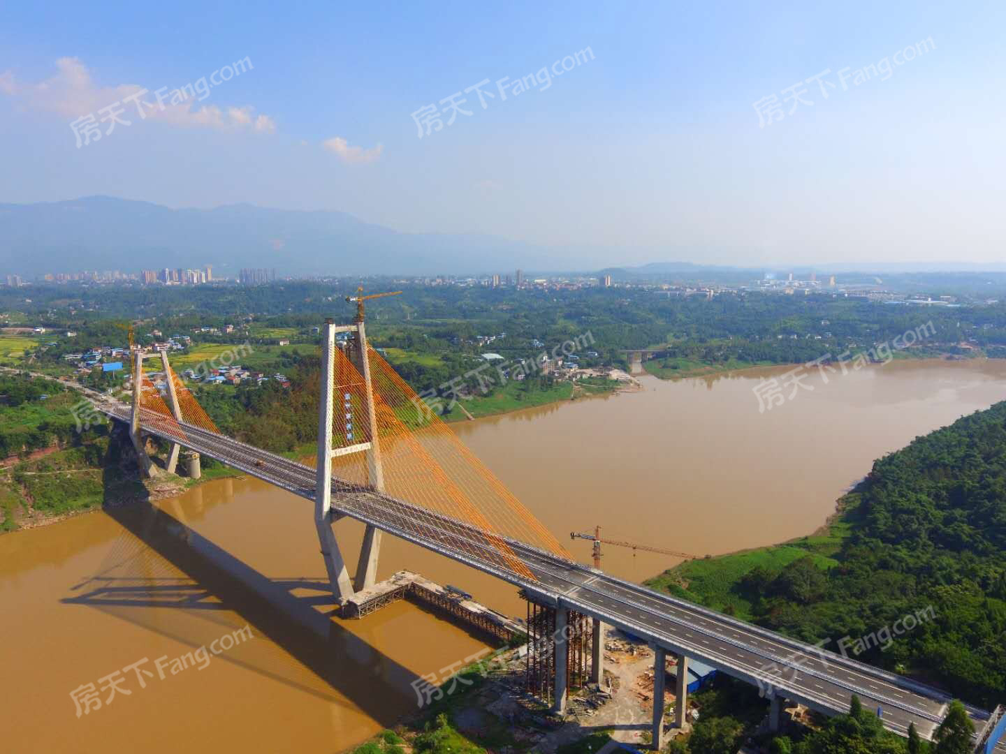 广安清溪口渠江大桥已具备通车条件 预计今年国庆前通车