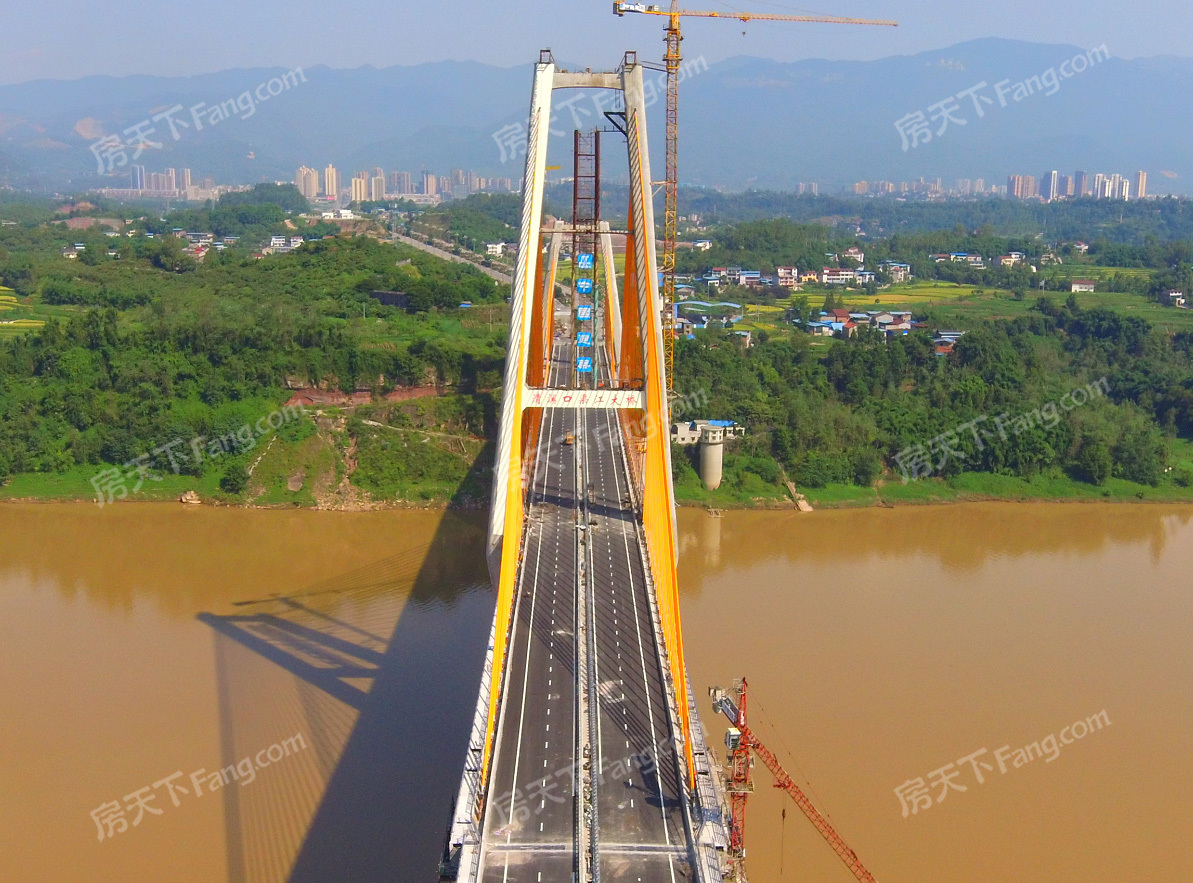 广安清溪口渠江大桥已具备通车条件 预计今年国庆前通车
