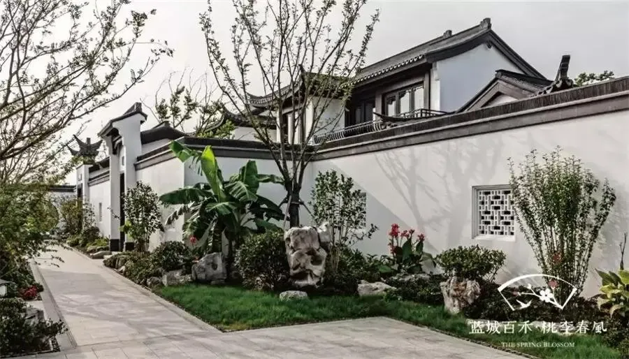 106㎡中式合院,是你和桃李春风的最近距离-盐城新房网-房天下