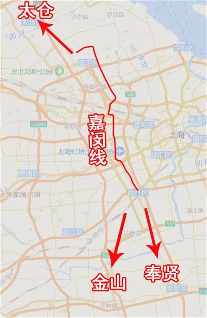 途经大虹桥的「轨交嘉闵线」将向北延伸至太仓