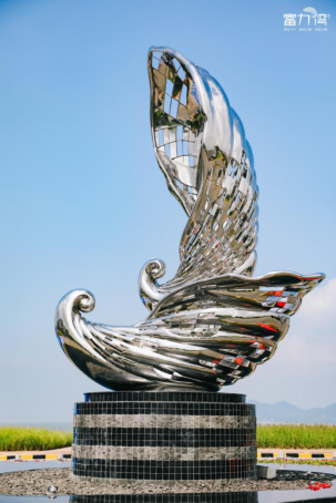 巽寮国际滨海度假区再添新地标,惠州富力湾公共艺术雕塑“禧缘”揭幕仪式盛大举行