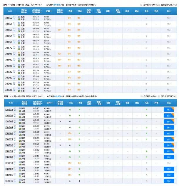 车票快抢光啦!国庆7天假，一波大理人已经准备出发......