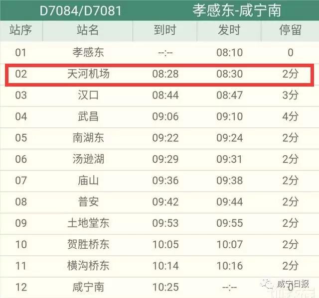 重磅消息！下月起，咸宁人可坐城铁去武汉天河机场