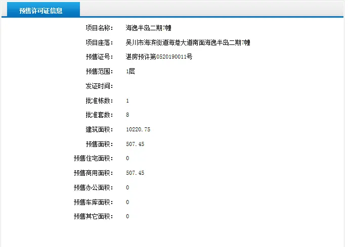 海逸半岛二期4-8栋楼获预售许可证 共推42间商铺