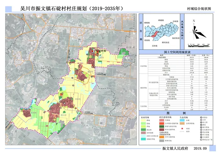 吴川市振文镇石碇村村庄规划（2019-2035）（附近期建设项目表）