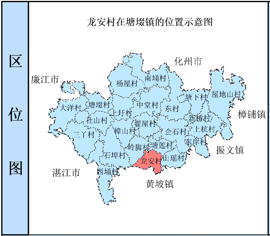 吴川市塘土叕（duo）镇龙安村村庄规划（2019-2035）（附近期建设项目表）