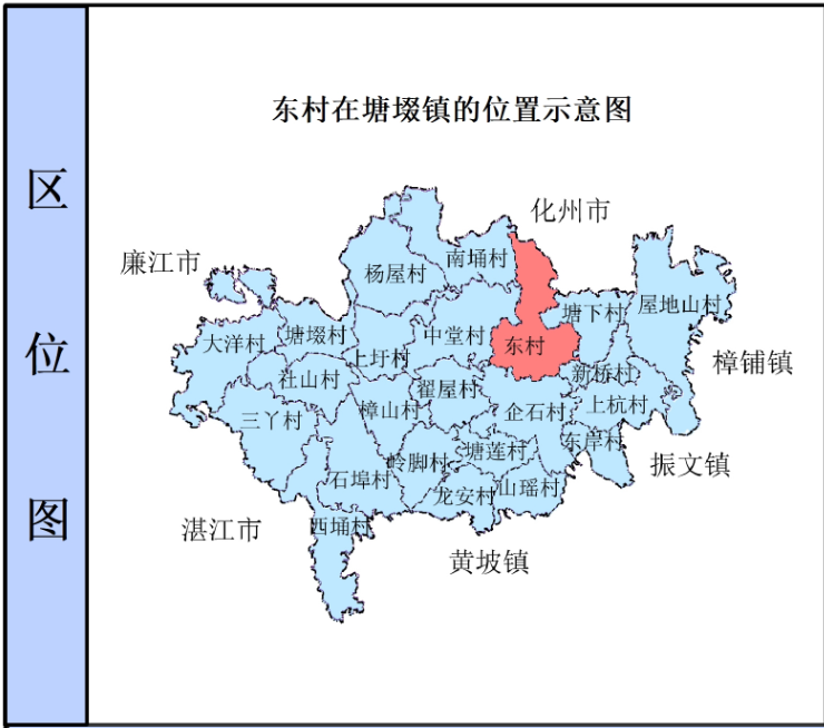 吴川市塘土叕（duo）镇东村村庄规划（2019-2035）（附近期建设项目表）