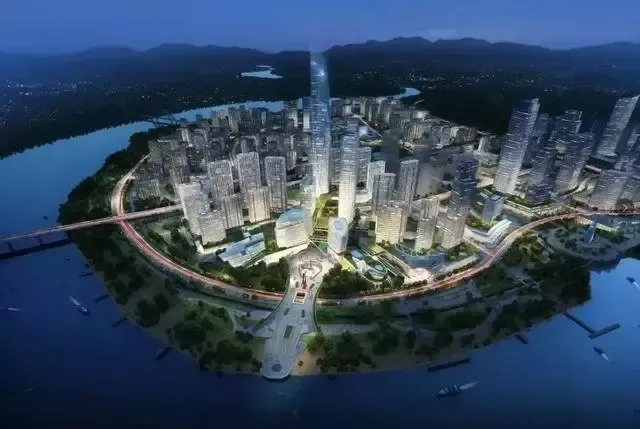 三江350米地标建筑真的来的国鸿2001亿竞得温乡城b09b11地块