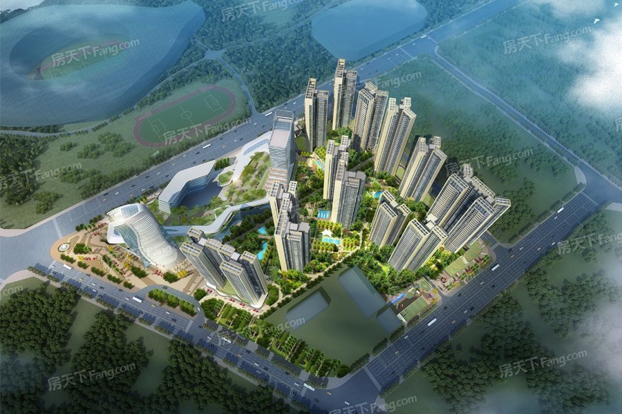 海东城市综合体迎新进展 8-12号住宅楼批前公示出炉 配建一幼儿园