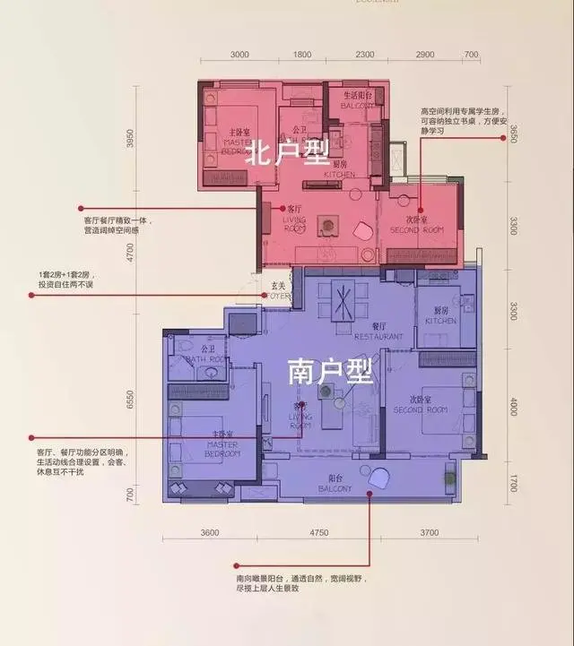 户型解析｜买一套，得两套，为生活做加法