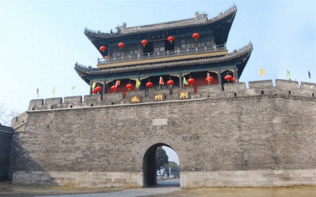 荆州古城实景图