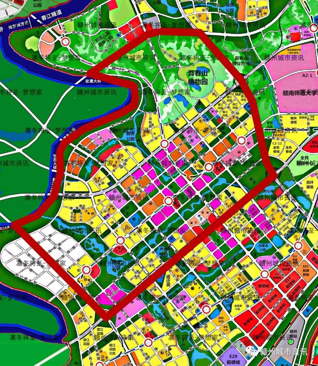 蓉江新区地图图片