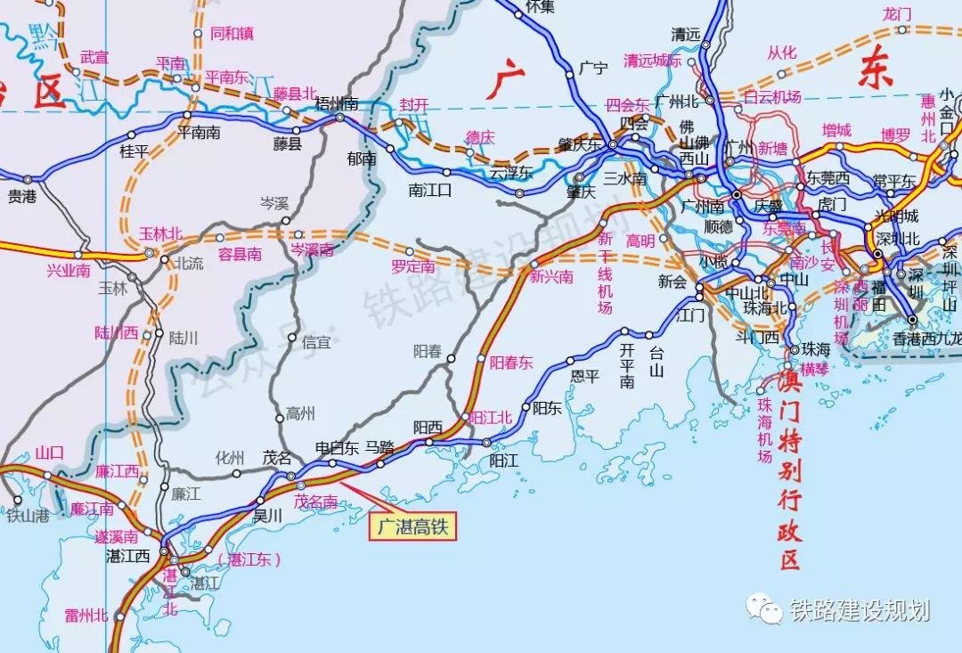 广湛高铁佛山至湛江北段施工图审核招标 全线开工在即