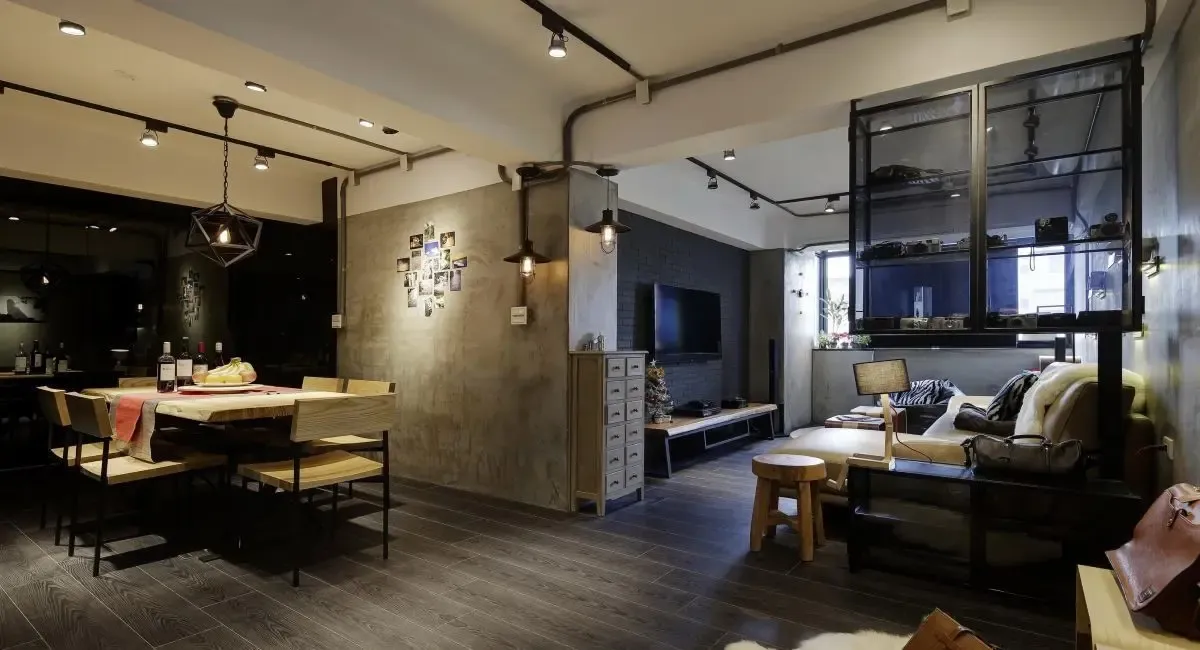 成都轻工业风装修效果图 一个属于型男的朴实生活