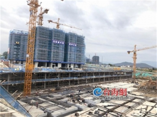 漳州西湖生态园建设全速推进 漳州一中高中部预计年底完工