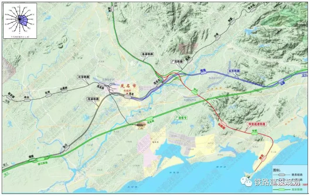 洛湛铁路茂名至岑溪段扩能改造工程前期工作启动 信宜、高州将通动车