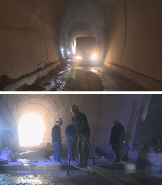 历时10年 大瑞铁路漾濞1号隧道于今天顺利贯通