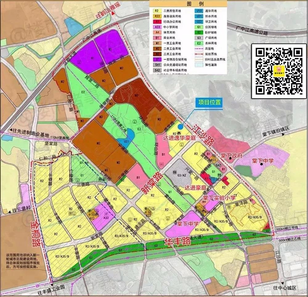 江门市棠下镇全图图片