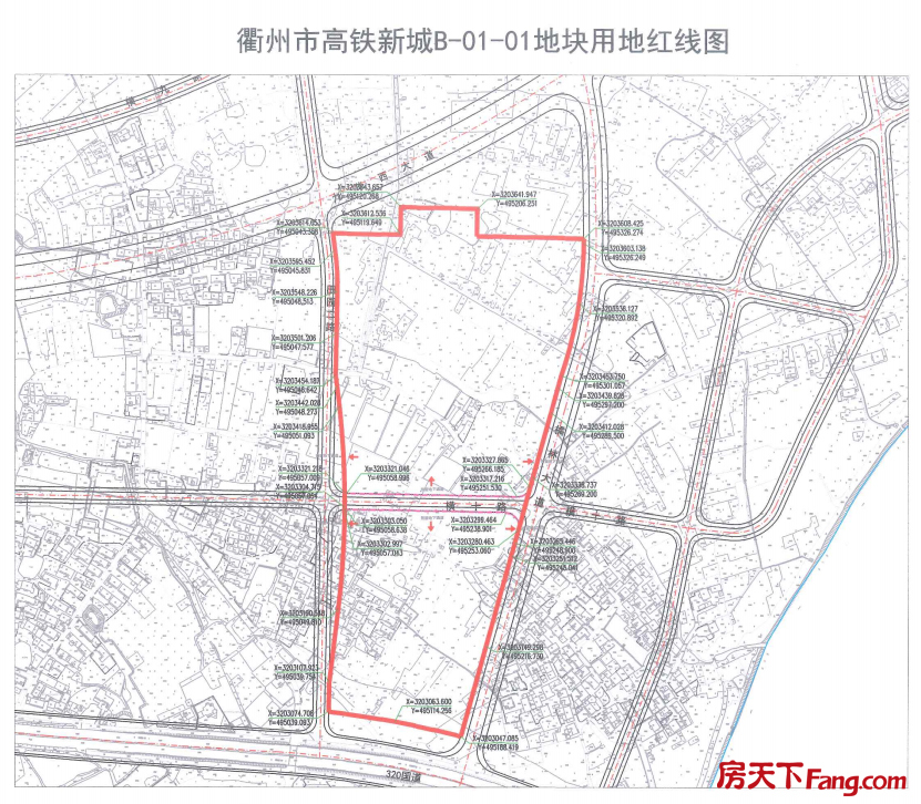 衢州西区高铁新城一地块将拍卖 出让面积超12万方