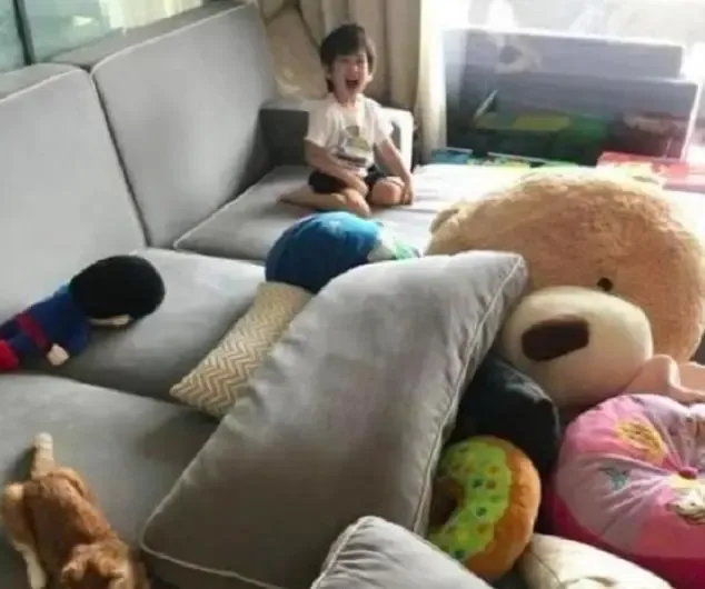 一起看看林志颖的豪宅客厅堆满毛绒玩具吊灯设计非常独特