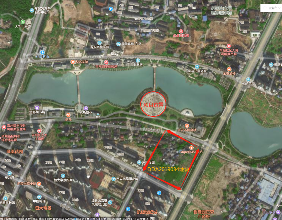 吉安市庐陵文化中心将坐落于城南这里；老城区项目调整公示，内附整体规划图