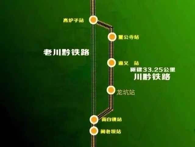 川黔铁路线路图图片